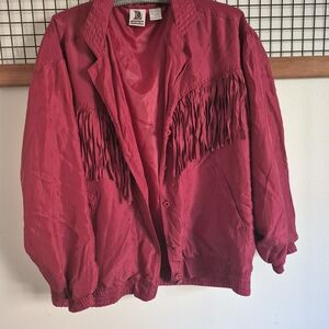 Red Fringe Jacket